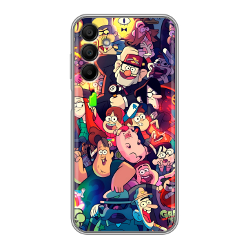 Силиконовый чехол на Samsung Galaxy A15 с принтом Gravity Falls Гравити Фолз