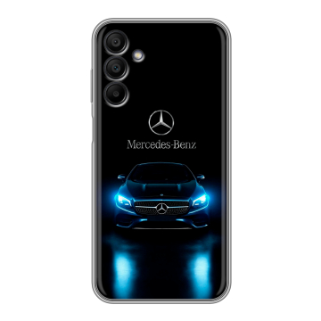 Силиконовый чехол на Samsung Galaxy A15 с принтом Mercedes Мерседес Силиконовый чехол на Samsung Galaxy A15 с принтом Mercedes Мерседес