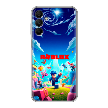 Силиконовый чехол на Samsung Galaxy A15 с принтом Roblox Роблокс Силиконовый чехол на Samsung Galaxy A15 с принтом Roblox Роблокс
