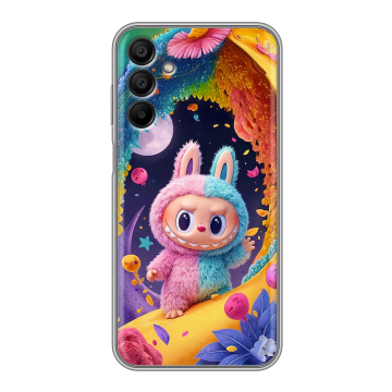 Силиконовый чехол на Samsung Galaxy A15 с принтом Labubu Лабубу Силиконовый чехол на Samsung Galaxy A15 с принтом Labubu Лабубу