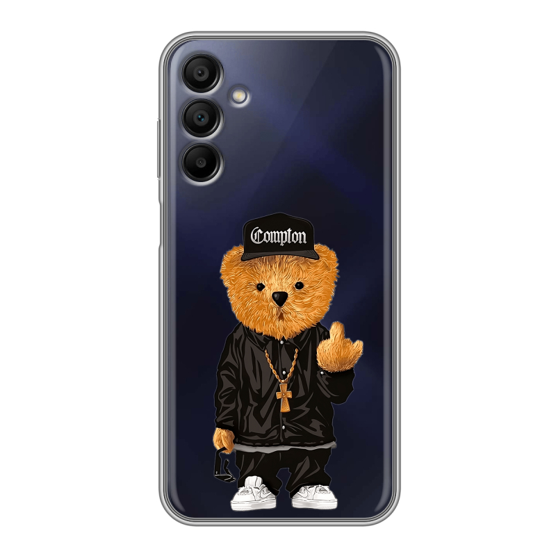 Силиконовый чехол на Samsung Galaxy A15 с принтом Мишка Силиконовый чехол на Samsung Galaxy A15 с принтом Мишка