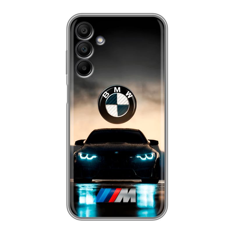 Силиконовый чехол на Samsung Galaxy A15 с принтом БМВ BMW Силиконовый чехол на Samsung Galaxy A15 с принтом БМВ BMW