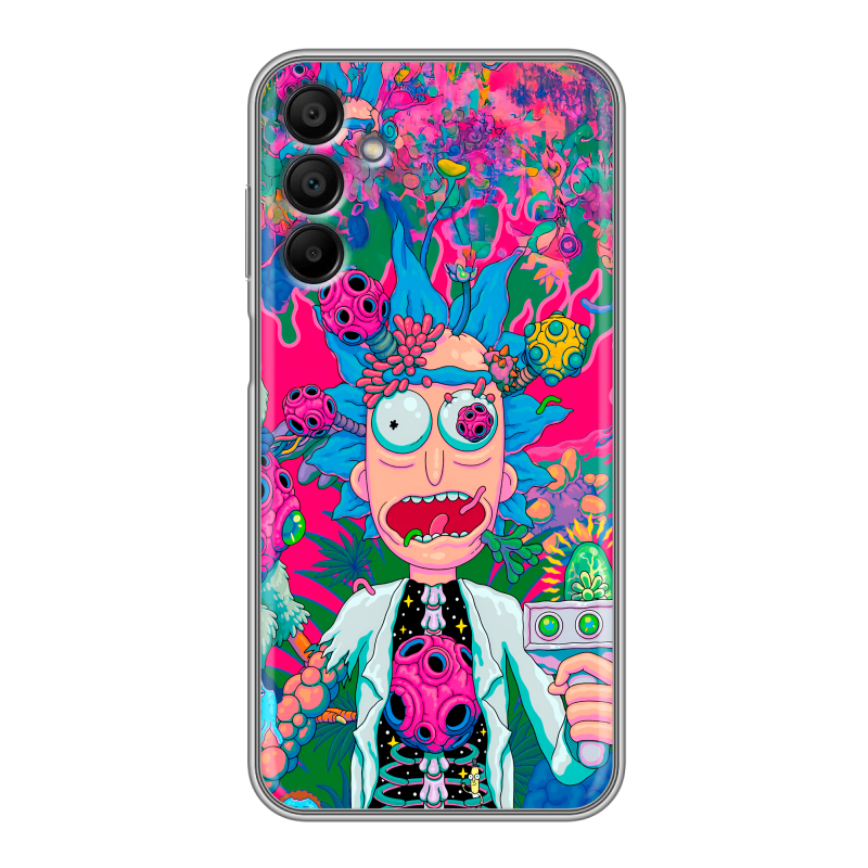 Силиконовый чехол на Samsung Galaxy A15 с принтом Рик и Морти Rick Morty Силиконовый чехол на Samsung Galaxy A15 с принтом Рик и Морти Rick Morty