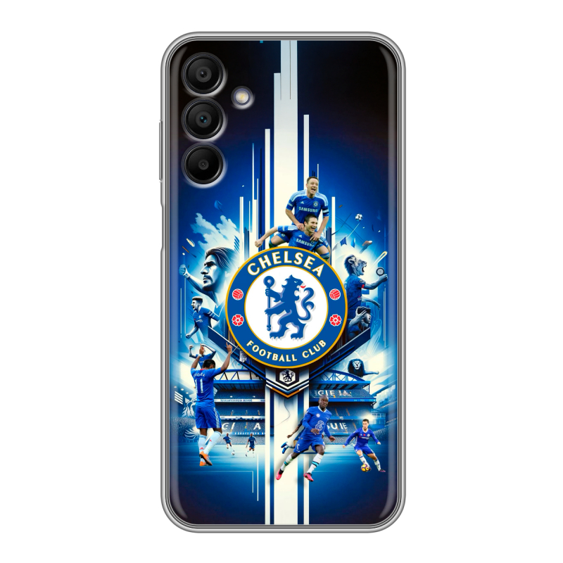 Силиконовый чехол на Samsung Galaxy A15 с принтом Chelsea Челси Силиконовый чехол на Samsung Galaxy A15 с принтом Chelsea Челси
