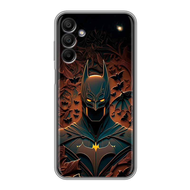 Силиконовый чехол на Samsung Galaxy A15 с принтом Batman Бэтмен Силиконовый чехол на Samsung Galaxy A15 с принтом Batman Бэтмен