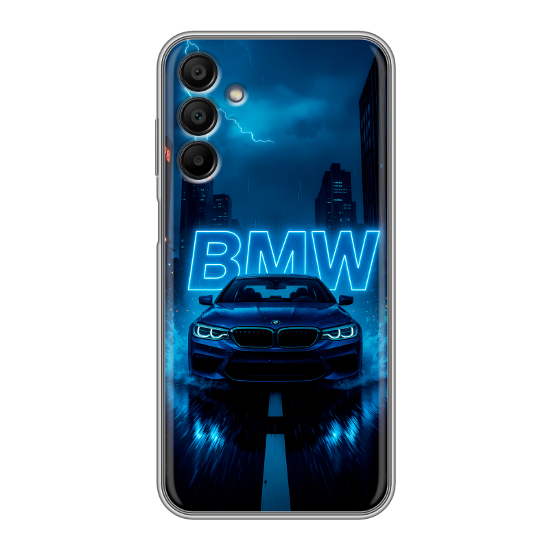 Силиконовый чехол на Samsung Galaxy A15 с принтом BMW БМВ Силиконовый чехол на Samsung Galaxy A15 с принтом BMW БМВ