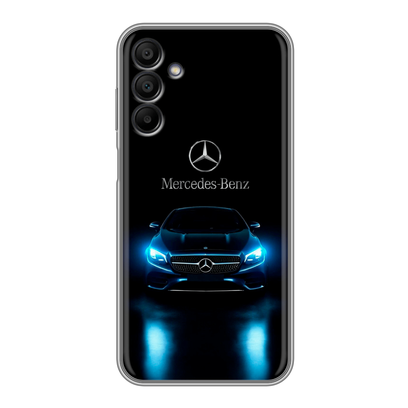 Силиконовый чехол на Samsung Galaxy A15 с принтом Mercedes Мерседес Силиконовый чехол на Samsung Galaxy A15 с принтом Mercedes Мерседес