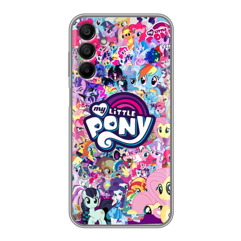 Силиконовый чехол на Samsung Galaxy A15 с принтом My little pony Дружба чудо Силиконовый чехол на Samsung Galaxy A15 с принтом My little pony Дружба чудо
