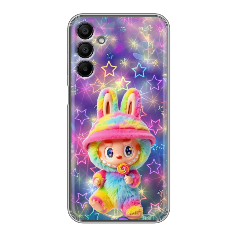 Силиконовый чехол на Samsung Galaxy A15 с принтом Labubu Лабубу Силиконовый чехол на Samsung Galaxy A15 с принтом Labubu Лабубу
