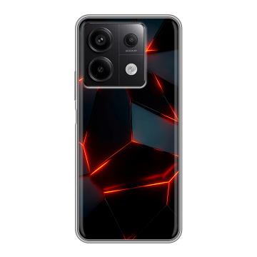 Силиконовый чехол на Xiaomi Redmi Note 13 5G с принтом Яркие абстракции Силиконовый чехол на Xiaomi Redmi Note 13 5G с принтом Яркие абстракции