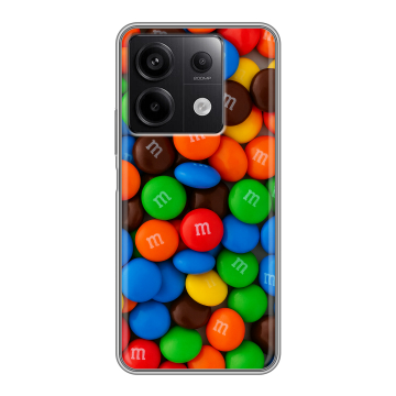Силиконовый чехол на Xiaomi Redmi Note 13 5G с принтом Конфеты Силиконовый чехол на Xiaomi Redmi Note 13 5G с принтом Конфеты