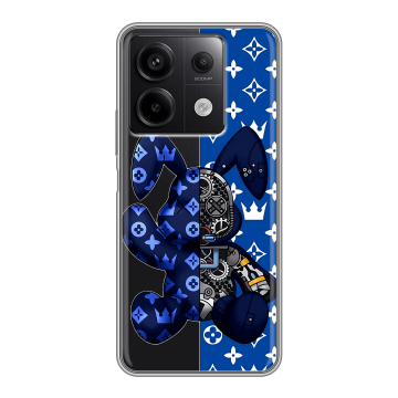 Силиконовый чехол на Xiaomi Redmi Note 13 5G с принтом Луи робот Силиконовый чехол на Xiaomi Redmi Note 13 5G с принтом Луи робот