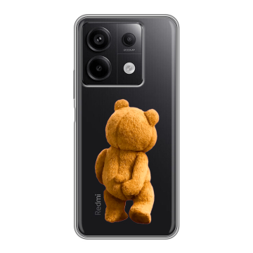 Силиконовый чехол на Xiaomi Redmi Note 13 5G с принтом Медведь Силиконовый чехол на Xiaomi Redmi Note 13 5G с принтом Медведь