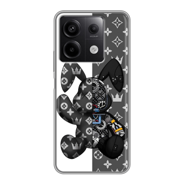 Силиконовый чехол на Xiaomi Redmi Note 13 5G с принтом Луи робот Силиконовый чехол на Xiaomi Redmi Note 13 5G с принтом Луи робот