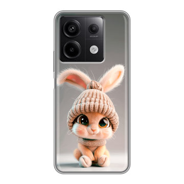 Силиконовый чехол на Xiaomi Redmi Note 13 5G с принтом Кролик Силиконовый чехол на Xiaomi Redmi Note 13 5G с принтом Кролик