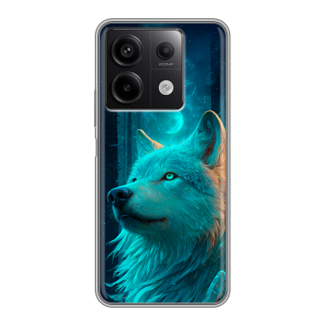 Силиконовый чехол на Xiaomi Redmi Note 13 5G с принтом бабочки саккура Силиконовый чехол на Xiaomi Redmi Note 13 5G с принтом бабочки саккура