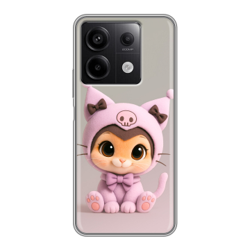 Силиконовый чехол на Xiaomi Redmi Note 13 5G с принтом Куроми Kuromi Силиконовый чехол на Xiaomi Redmi Note 13 5G с принтом Куроми Kuromi