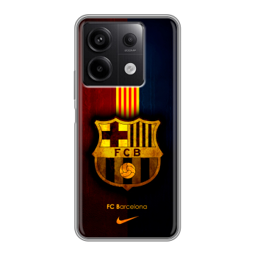 Силиконовый чехол на Xiaomi Redmi Note 13 5G с принтом Барселона Barcelona Силиконовый чехол на Xiaomi Redmi Note 13 5G с принтом Барселона Barcelona