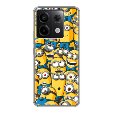 Силиконовый чехол на Xiaomi Redmi Note 13 5G с принтом Миньоны Силиконовый чехол на Xiaomi Redmi Note 13 5G с принтом Миньоны