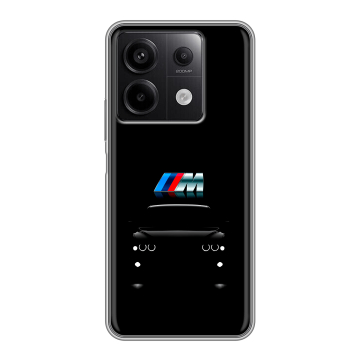 Силиконовый чехол на Xiaomi Redmi Note 13 5G с принтом БМВ BMW Силиконовый чехол на Xiaomi Redmi Note 13 5G с принтом БМВ BMW