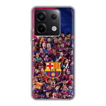 Силиконовый чехол на Xiaomi Redmi Note 13 5G с принтом Барселона Barcelona Силиконовый чехол на Xiaomi Redmi Note 13 5G с принтом Барселона Barcelona