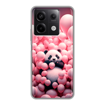 Силиконовый чехол на Xiaomi Redmi Note 13 5G с принтом Панда Силиконовый чехол на Xiaomi Redmi Note 13 5G с принтом Панда
