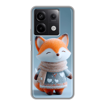 Силиконовый чехол на Xiaomi Redmi Note 13 5G с принтом Лиса Силиконовый чехол на Xiaomi Redmi Note 13 5G с принтом Лиса