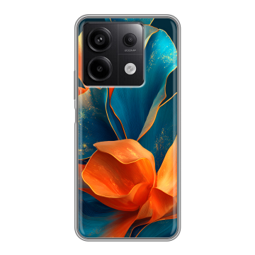 Силиконовый чехол на Xiaomi Redmi Note 13 5G с принтом Цветы Силиконовый чехол на Xiaomi Redmi Note 13 5G с принтом Цветы