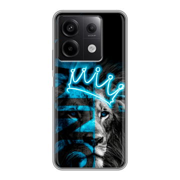 Силиконовый чехол на Xiaomi Redmi Note 13 5G с принтом Король лев