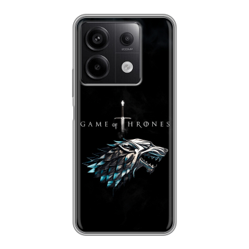 Силиконовый чехол на Xiaomi Redmi Note 13 5G с принтом Игра Престолов Game Thrones Силиконовый чехол на Xiaomi Redmi Note 13 5G с принтом Игра Престолов Game Thrones