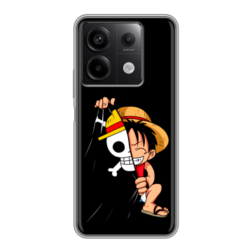 Силиконовый чехол на Xiaomi Redmi Note 13 5G с принтом One Piece Ван Пис