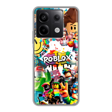 Силиконовый чехол на Xiaomi Redmi Note 13 5G с принтом Roblox Роблокс Силиконовый чехол на Xiaomi Redmi Note 13 5G с принтом Roblox Роблокс