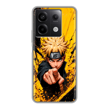 Силиконовый чехол на Xiaomi Redmi Note 13 5G с принтом Naruto Наруто Силиконовый чехол на Xiaomi Redmi Note 13 5G с принтом Naruto Наруто