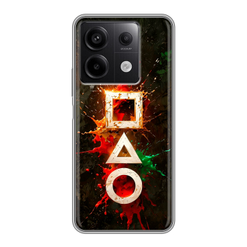 Силиконовый чехол на Xiaomi Redmi Note 13 5G с принтом Squid Game Игра кальмара Силиконовый чехол на Xiaomi Redmi Note 13 5G с принтом Squid Game Игра кальмара