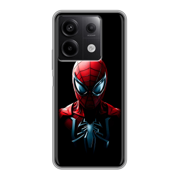 Силиконовый чехол на Xiaomi Redmi Note 13 5G с принтом Spiderman Человек паук Силиконовый чехол на Xiaomi Redmi Note 13 5G с принтом Spiderman Человек паук