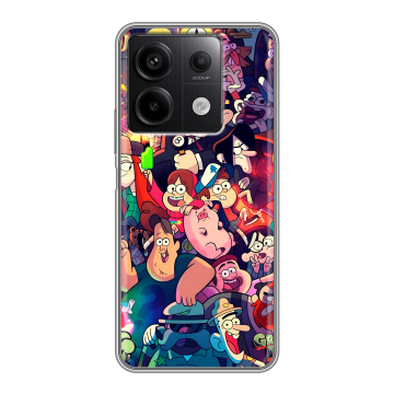 Силиконовый чехол на Xiaomi Redmi Note 13 5G с принтом Gravity Falls Гравити Фолз Силиконовый чехол на Xiaomi Redmi Note 13 5G с принтом Gravity Falls Гравити Фолз