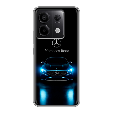 Силиконовый чехол на Xiaomi Redmi Note 13 5G с принтом Mercedes Мерседес Силиконовый чехол на Xiaomi Redmi Note 13 5G с принтом Mercedes Мерседес