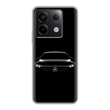 Силиконовый чехол на Xiaomi Redmi Note 13 5G с принтом Mercedes Мерседес Силиконовый чехол на Xiaomi Redmi Note 13 5G с принтом Mercedes Мерседес