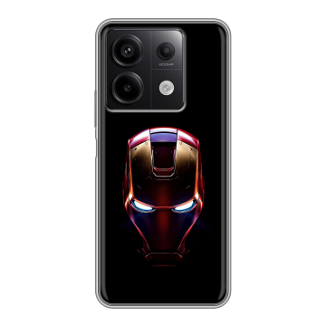 Силиконовый чехол на Xiaomi Redmi Note 13 5G с принтом IronMan Железный человек Силиконовый чехол на Xiaomi Redmi Note 13 5G с принтом IronMan Железный человек