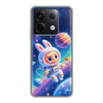 Силиконовый чехол на Xiaomi Redmi Note 13 5G с принтом Labubu Лабубу Силиконовый чехол на Xiaomi Redmi Note 13 5G с принтом Labubu Лабубу