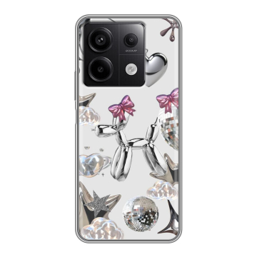 Силиконовый чехол на Xiaomi Redmi Note 13 5G с принтом Y2K Силиконовый чехол на Xiaomi Redmi Note 13 5G с принтом Y2K