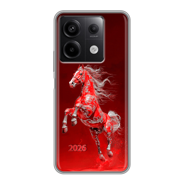 Силиконовый чехол на Xiaomi Redmi Note 13 5G с принтом Новый год Силиконовый чехол на Xiaomi Redmi Note 13 5G с принтом Новый год