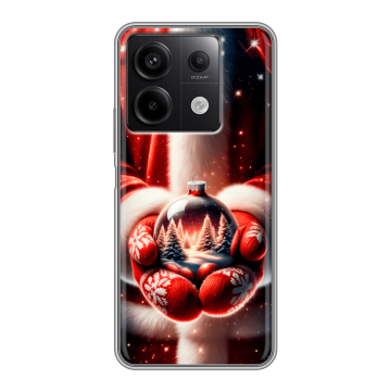 Силиконовый чехол на Xiaomi Redmi Note 13 5G с принтом Новый год Силиконовый чехол на Xiaomi Redmi Note 13 5G с принтом Новый год