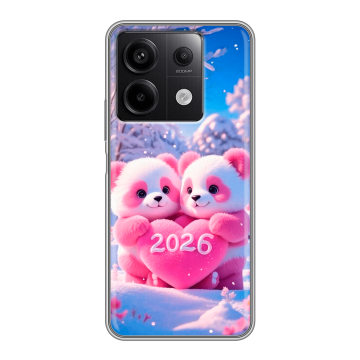 Силиконовый чехол на Xiaomi Redmi Note 13 5G с принтом Новый год Силиконовый чехол на Xiaomi Redmi Note 13 5G с принтом Новый год