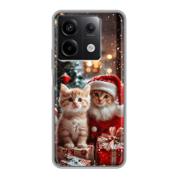 Силиконовый чехол на Xiaomi Redmi Note 13 5G с принтом Новый год Силиконовый чехол на Xiaomi Redmi Note 13 5G с принтом Новый год