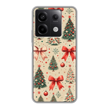 Силиконовый чехол на Xiaomi Redmi Note 13 5G с принтом Новый год Силиконовый чехол на Xiaomi Redmi Note 13 5G с принтом Новый год