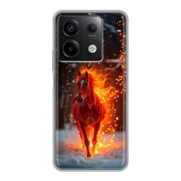 Силиконовый чехол на Xiaomi Redmi Note 13 5G с принтом Новый год Силиконовый чехол на Xiaomi Redmi Note 13 5G с принтом Новый год