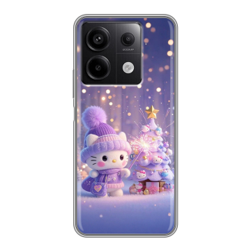 Силиконовый чехол на Xiaomi Redmi Note 13 5G с принтом Новый год Силиконовый чехол на Xiaomi Redmi Note 13 5G с принтом Новый год