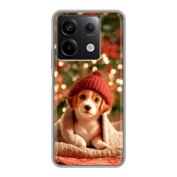 Силиконовый чехол на Xiaomi Redmi Note 13 5G с принтом Новый год Силиконовый чехол на Xiaomi Redmi Note 13 5G с принтом Новый год
