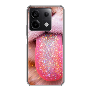 Силиконовый чехол на Xiaomi Redmi Note 13 5G с принтом для девочек Силиконовый чехол на Xiaomi Redmi Note 13 5G с принтом для девочек